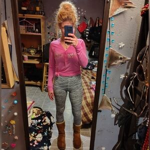 🎈Under Armour🎈BUY 1 GET 1 FREE🎈Striped Pattern Leggings Sz M